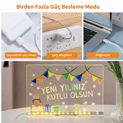 Neviro Işıklı Yazı Tahtası