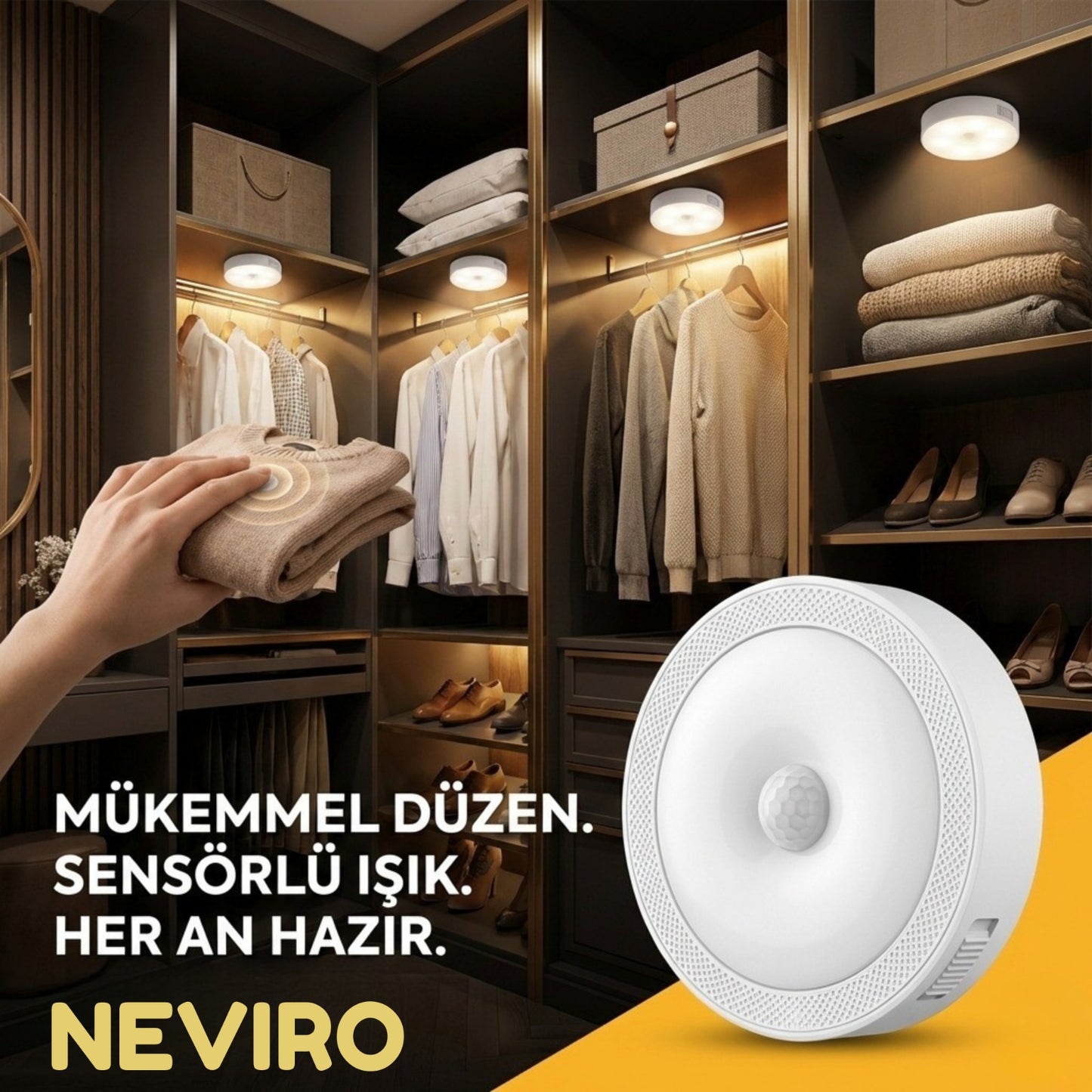 Neviro Sensörlü LED Işık